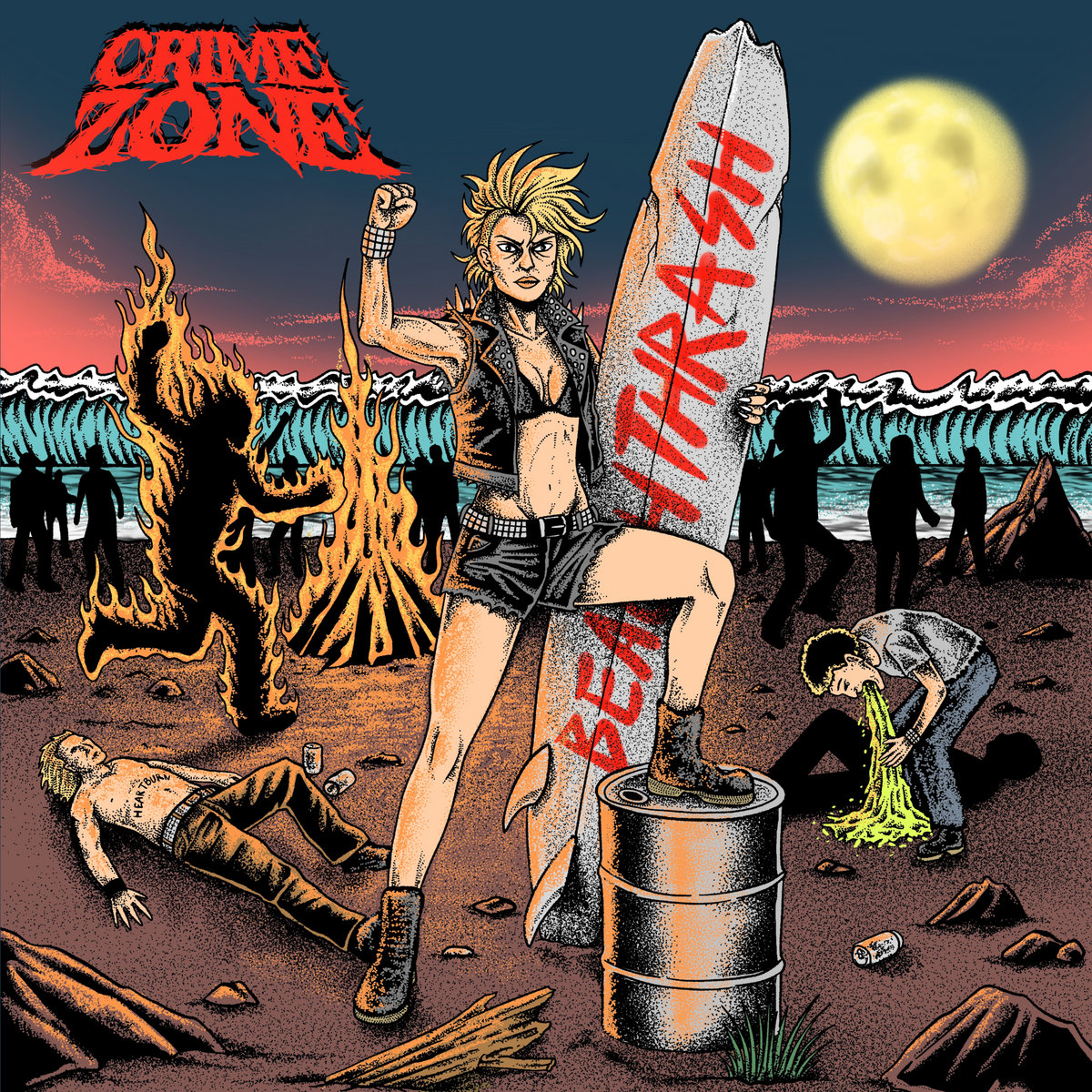 Cover art for Crime Zone - Beach Thrash